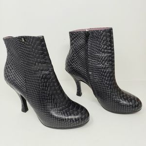 Sportmax Snake Reptile Print Short Boots